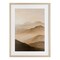 Stupell Industries Moody Mountains Foggy Landscape Framed Print Under Glass, design by Petal Prints Design